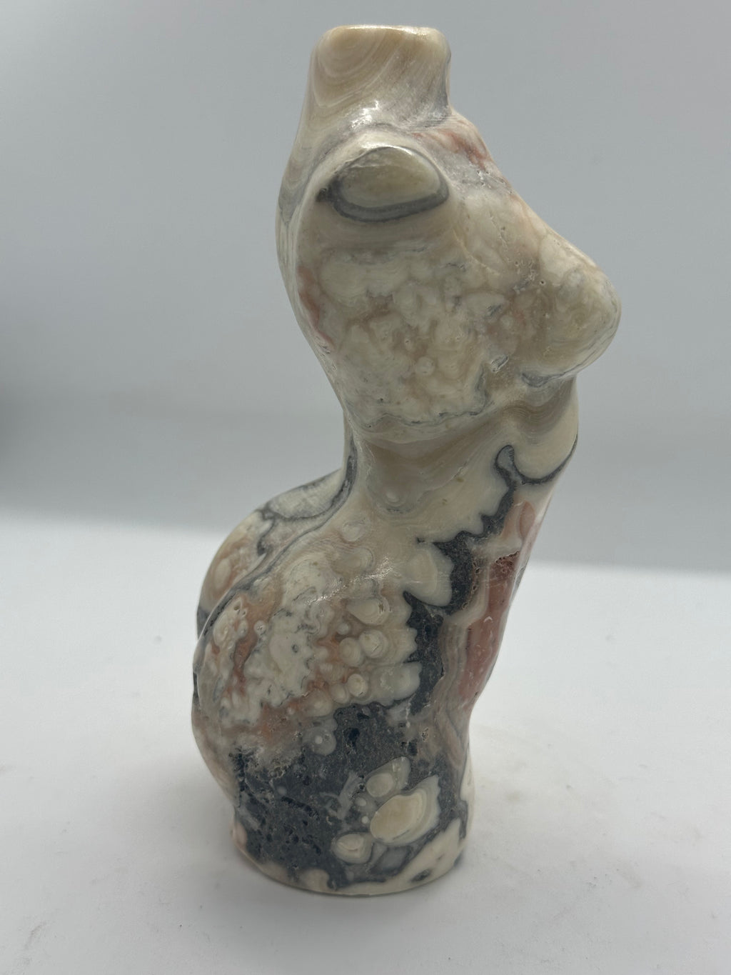 Calcite Female Figure Carving – 918g