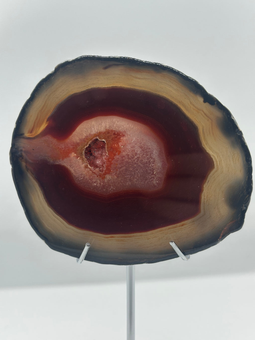 Agate Slab with Druzy – 244g