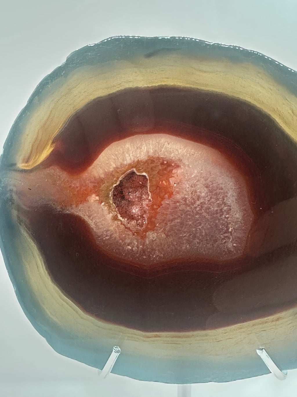 Agate Slab with Druzy – 244g