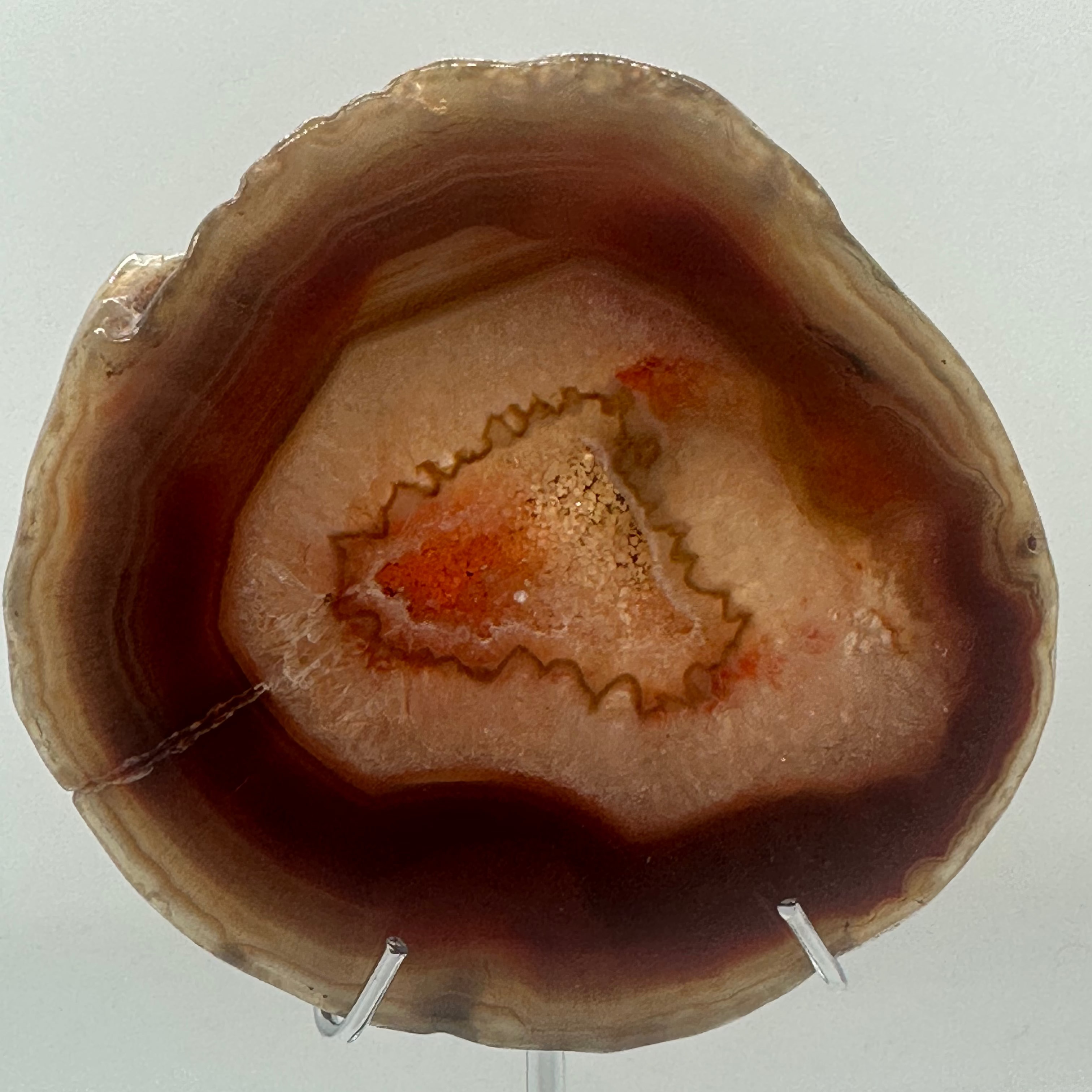 Agate Slab with Druzy – 209g