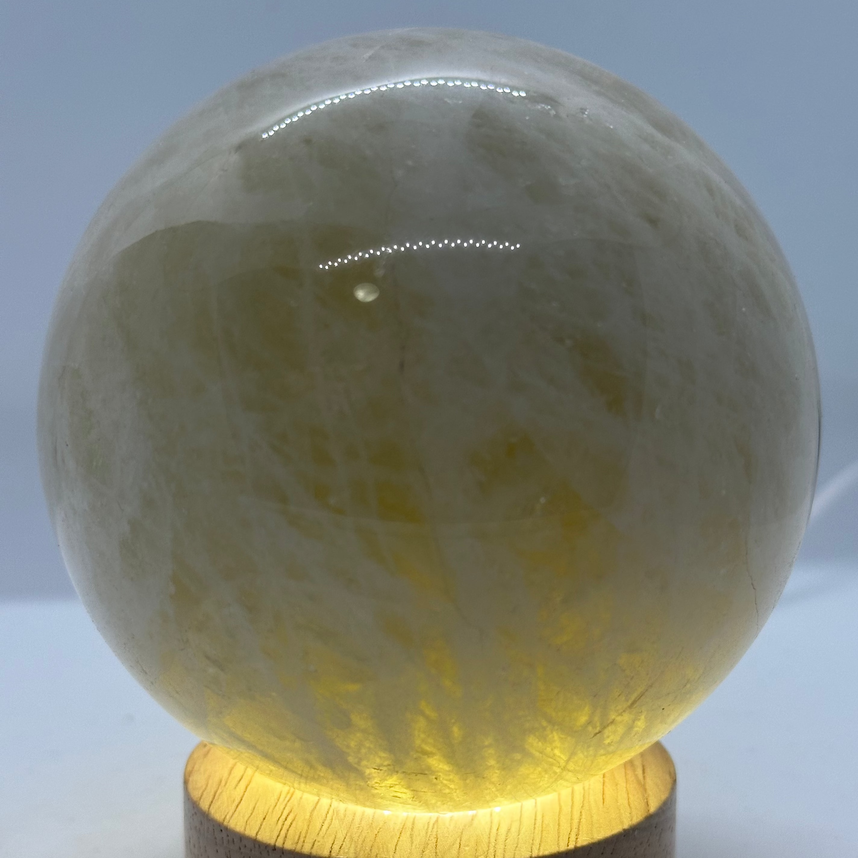 Citrine Sphere – 90mm / 988g