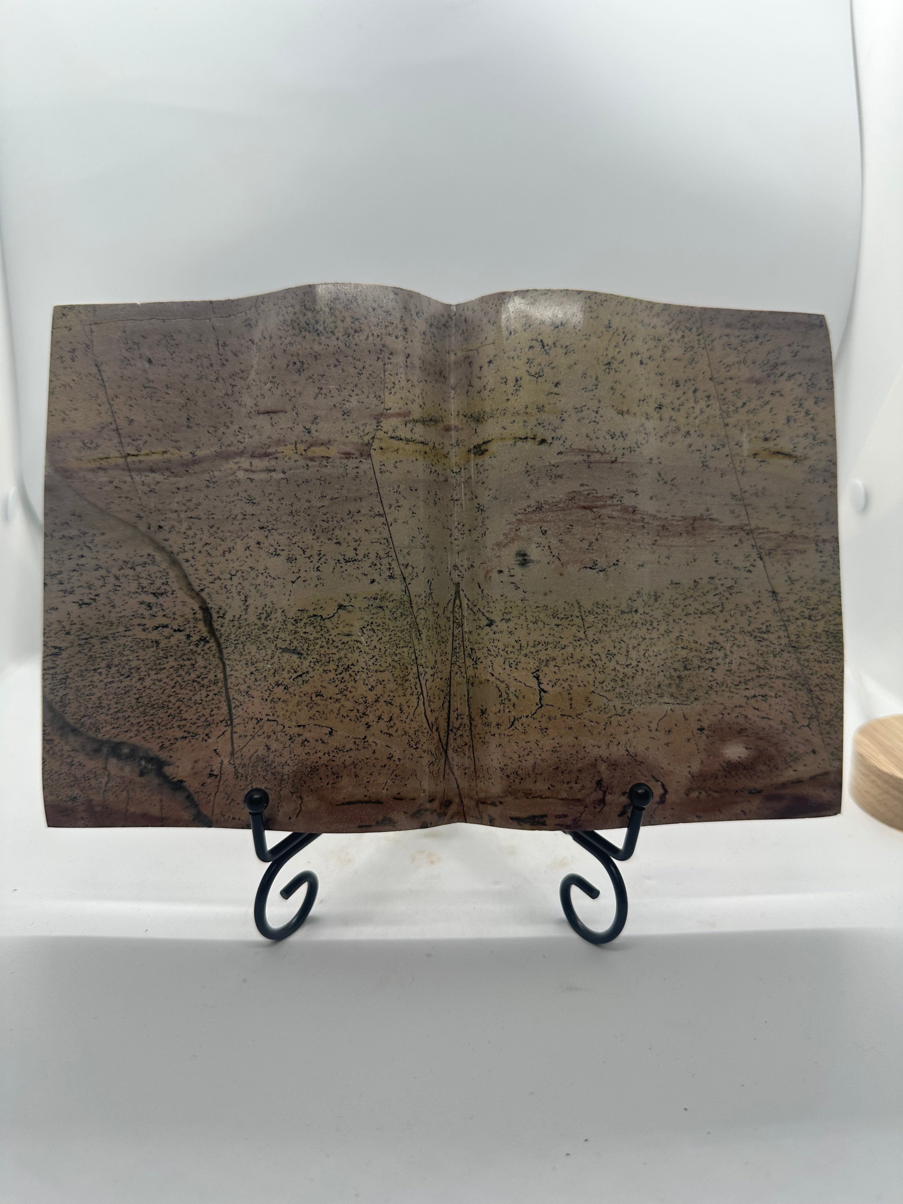 Picture Stone Jasper Book Carving – 1.494kg