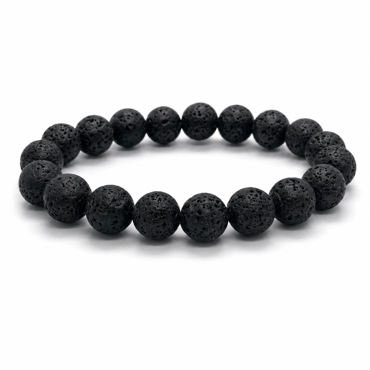 Lava Stone Bracelet – 10mm