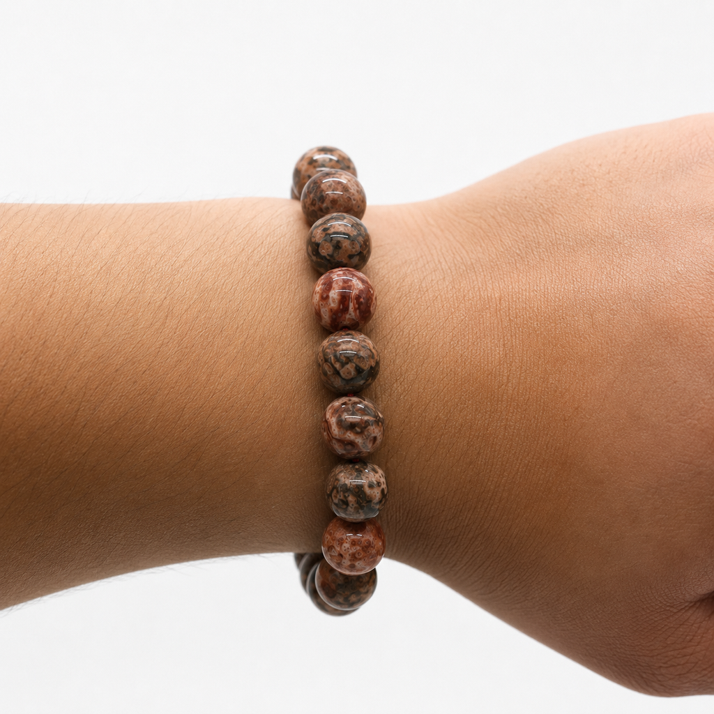 Leopard Jasper Bracelet – 10mm
