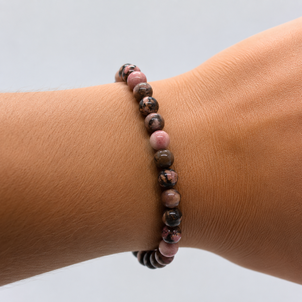 Rhodonite Bracelet – 8mm