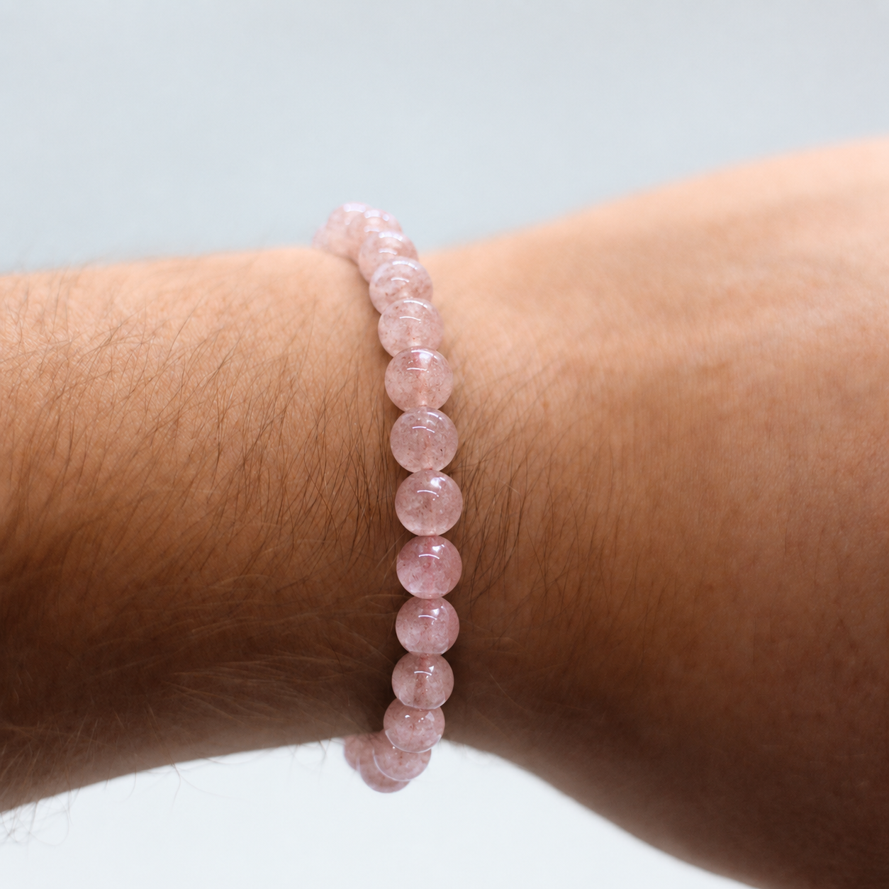 Strawberry Quartz Bracelet – 8mm