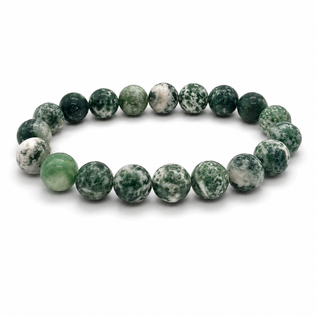 Tree Agate Bracelet – 10mm