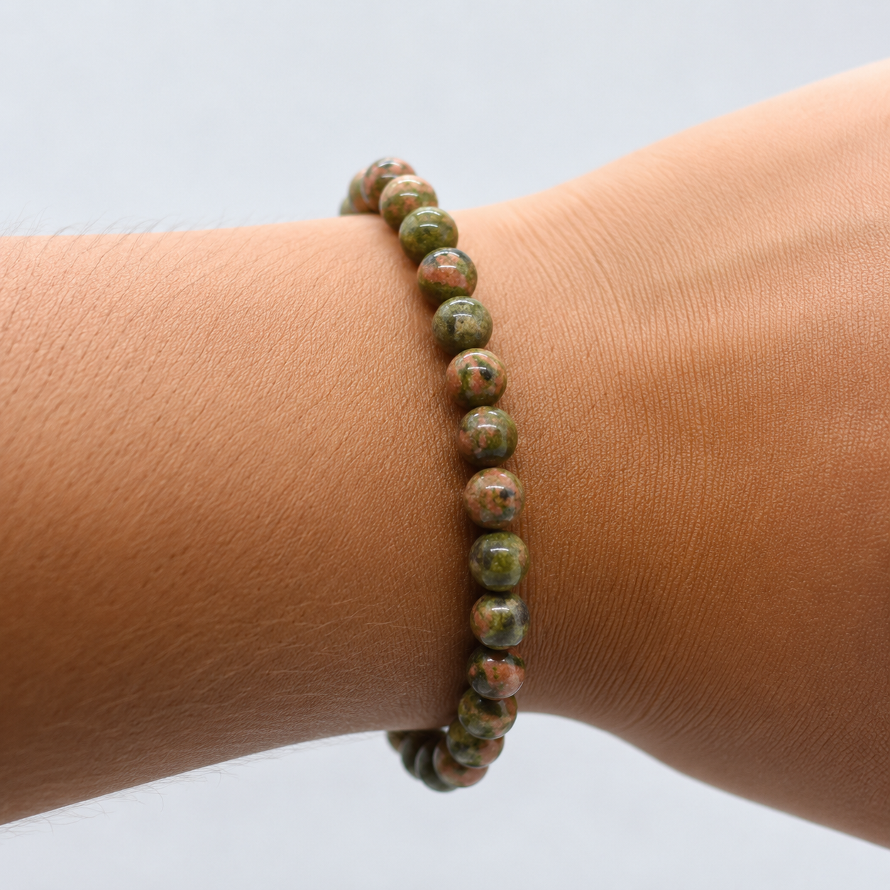Unakite Bracelet – 8mm