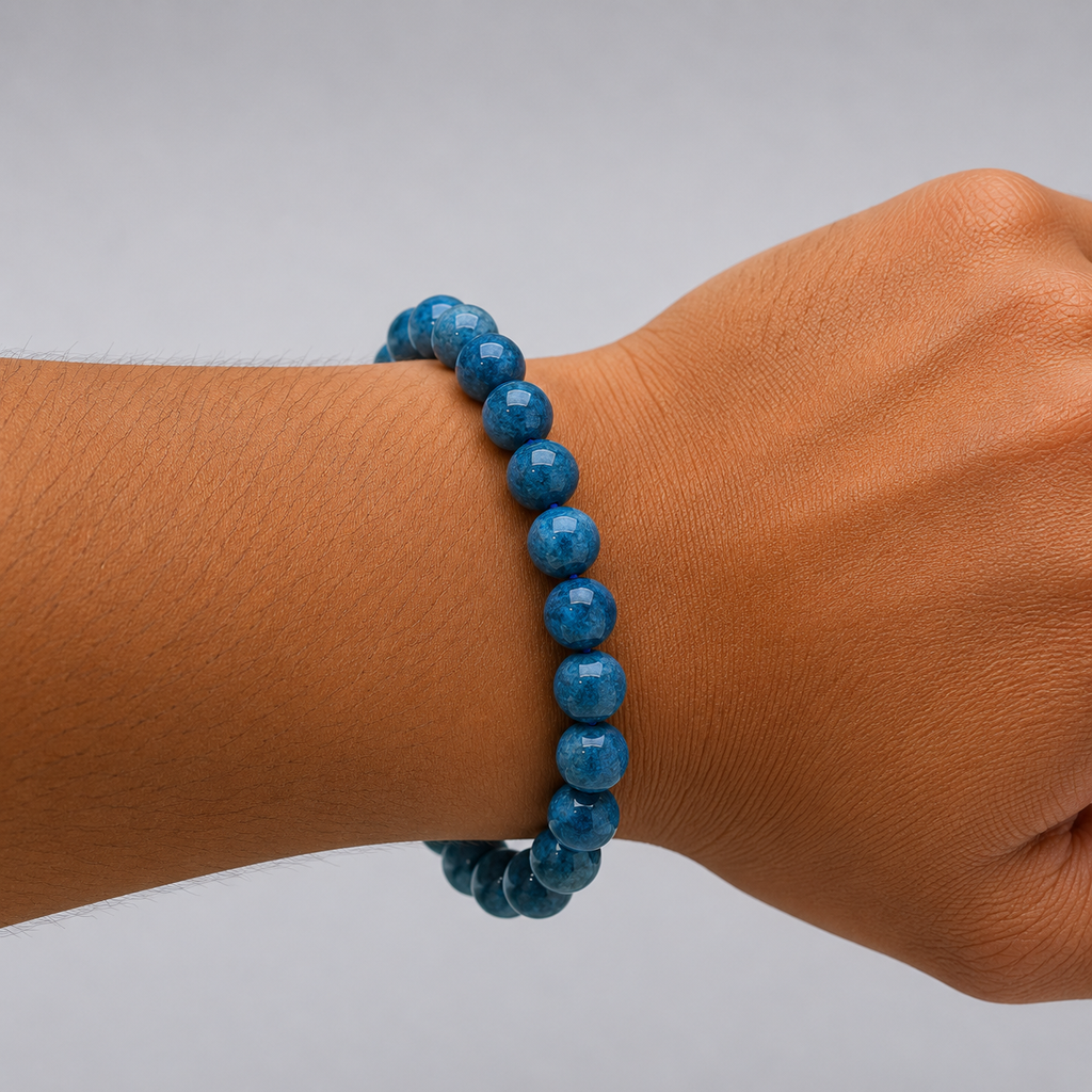 Blue Apatite Bracelet – 10mm