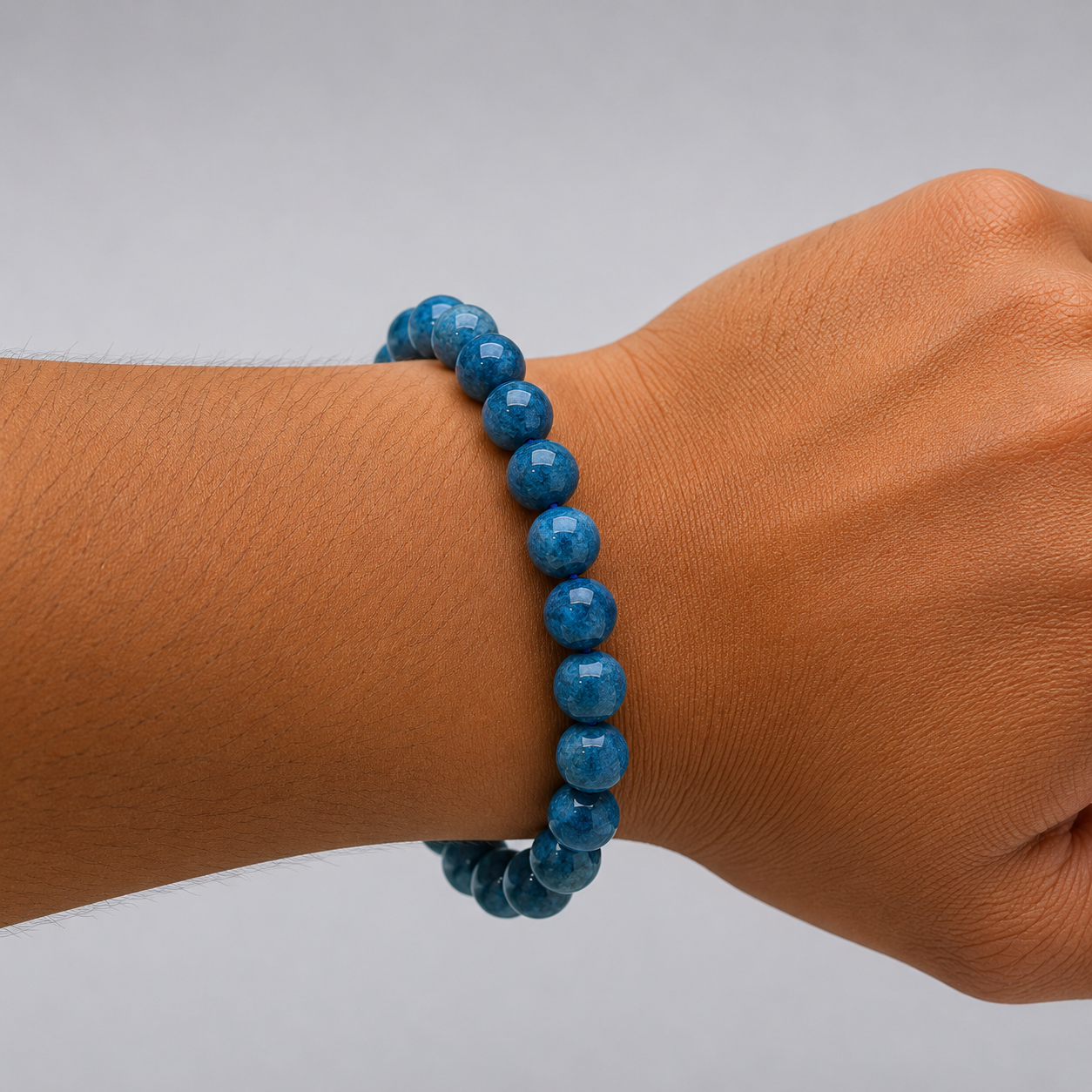 Blue Apatite Bracelet – 10mm