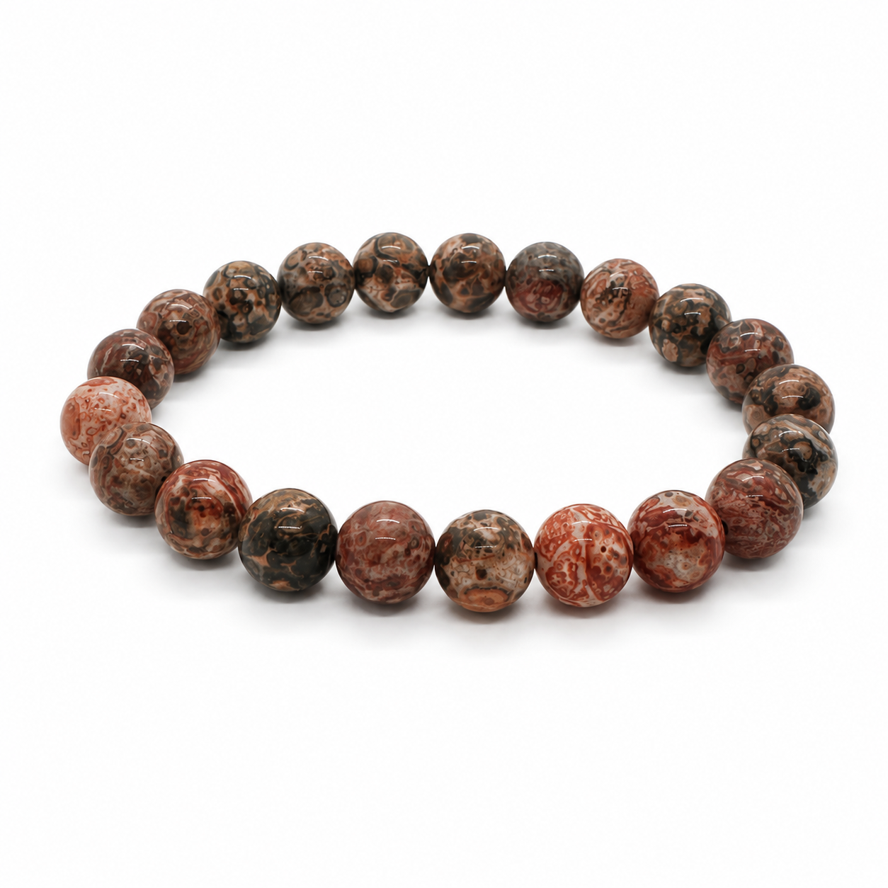 Leopard Jasper Bracelet – 10mm