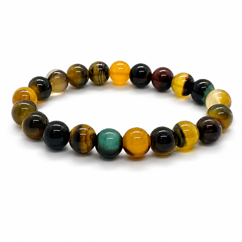 Peacock Agate Bracelet – 10mm