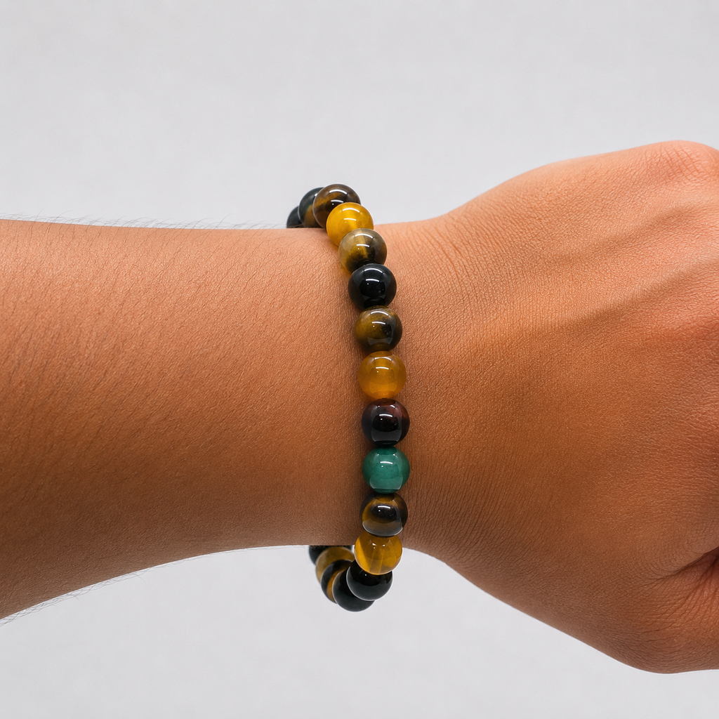 Peacock Agate Bracelet – 10mm